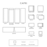 Capri Solid Bedding Collection-Gina's Home Linen Ltd