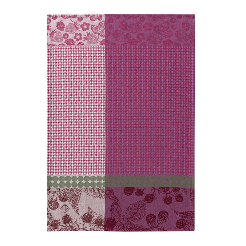 Cueillette d'Ete Kitchen Towel Collection FRAMBOISE|PINK HAND TOWEL