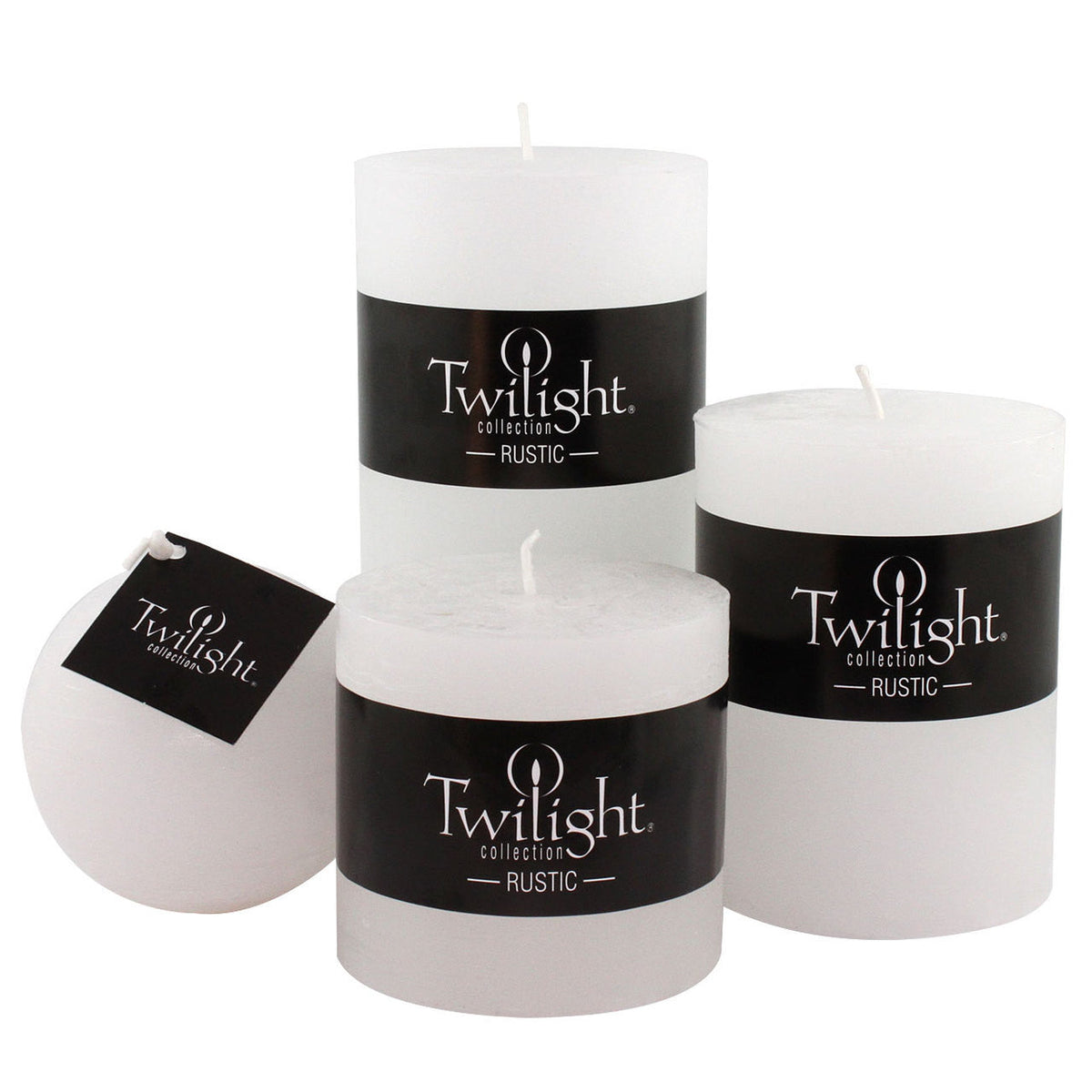 Twilight Rustic Pillar Candles