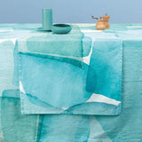 Aqua Table Linens Collection-Gina's Home Linen Ltd