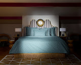 Aristo Blue Bedding Collection-Gina's Home Linen Ltd