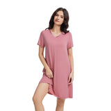 Bamboo Short Sleeve Nightdress Collection-Gina's Home Linen Ltd
