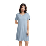 Bamboo Short Sleeve Nightdress Collection-Gina's Home Linen Ltd
