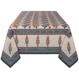 Block Print Table Cloths-Gina's Home Linen Ltd