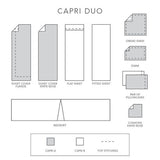 Capri Duo Bedding Collection-Gina's Home Linen Ltd