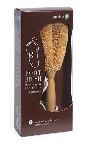 Coconut Foot Brush-Gina's Home Linen Ltd