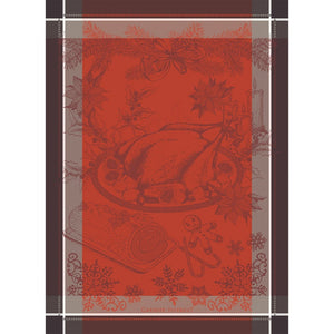 Dinde de Noel Kitchen Towel-Gina's Home Linen Ltd