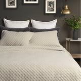 Dove Quilted Bedding Collection-Gina's Home Linen Ltd