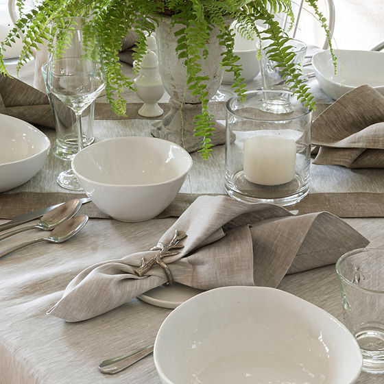 Eden Table Linen (Classic Hem)-Gina's Home Linen Ltd