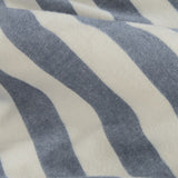 Elias Blue Stripe Flannel Bedding Collection-Gina's Home Linen Ltd