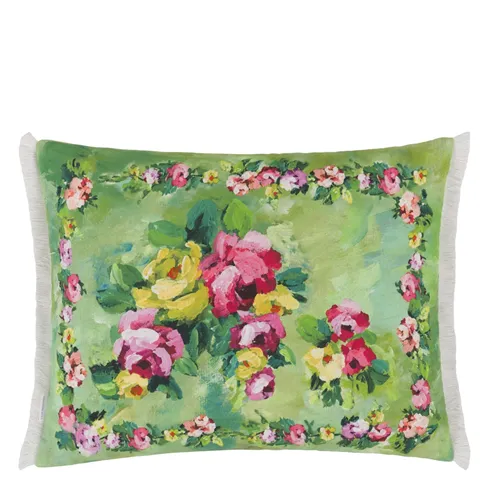 Ghirlanda Emerald Decorative Cushion-Gina's Home Linen Ltd