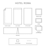 Hotel Roma Bedding Collection-Gina's Home Linen Ltd