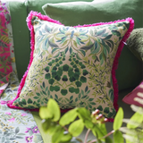 Ikebana Damask Decorative Cushion-Gina's Home Linen Ltd