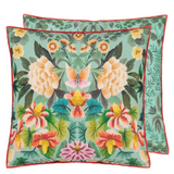 Ikebana Damask Decorative Cushion-Gina's Home Linen Ltd