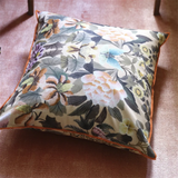 Ikebana Damask Decorative Cushion-Gina's Home Linen Ltd