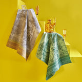 Jardin Spirituel Vert Kitchen Towel-Gina's Home Linen Ltd