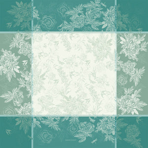 Jardin de Pivoines Table Linens Collection (Green Sweet)-Gina's Home Linen Ltd