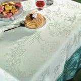 Jardin de Pivoines Table Linens Collection (Green Sweet)-Gina's Home Linen Ltd