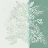 Jardin de Pivoines Table Linens Collection (Green Sweet)-Gina's Home Linen Ltd