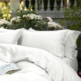 Lanoso White Bedding Collection-Gina's Home Linen Ltd