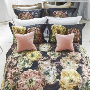 Le Poeme De Fleurs Midnight Bedding Collection-Gina's Home Linen Ltd