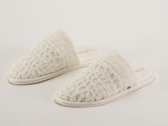 Lodge Bath Slippers-Gina's Home Linen Ltd