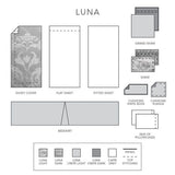 Luna Bedding Collection-Gina's Home Linen Ltd