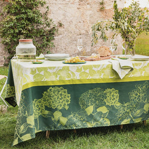 Mille Hortensias Table Linens Collection (Cotton)-Gina's Home Linen Ltd
