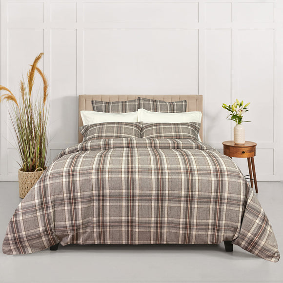 Oliver Flannel Bedding Collection-Gina's Home Linen Ltd