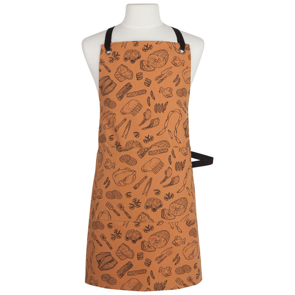 On The Grill Apron-Gina's Home Linen Ltd
