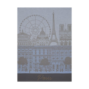 Paris Panorama Kitchen Towel-Gina's Home Linen Ltd