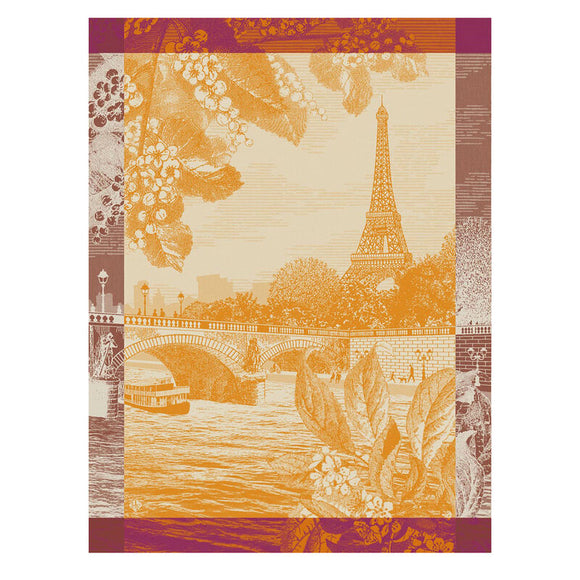 Paris Sur Seine Kitchen Towel-Gina's Home Linen Ltd