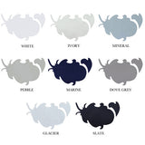 Percale Deluxe Flat Sheets-Gina's Home Linen Ltd