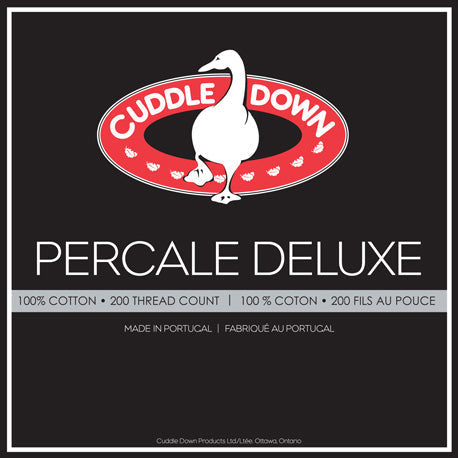 Percale Deluxe Duvet Covers and Pillow Shams-Gina's Home Linen Ltd