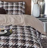 Pied de Poule Flannel Bedding Collection-Gina's Home Linen Ltd
