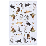 Printed Cotton Tea Towels-Gina's Home Linen Ltd