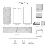 Quadra Bedding Collection-Gina's Home Linen Ltd