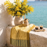 Riviera Mimosa Kitchen Towel-Gina's Home Linen Ltd