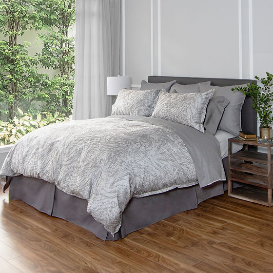 Sagola Dark Grey Bedding Collection-Gina's Home Linen Ltd
