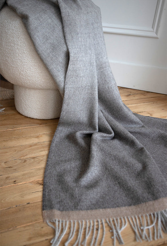 St. Denis Baby Alpaca Throw-Gina's Home Linen Ltd