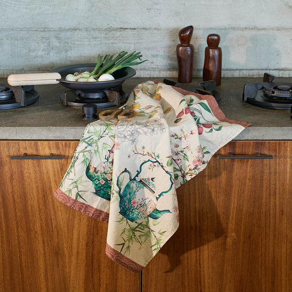 Theieres Rouille Kitchen Towel-Gina's Home Linen Ltd