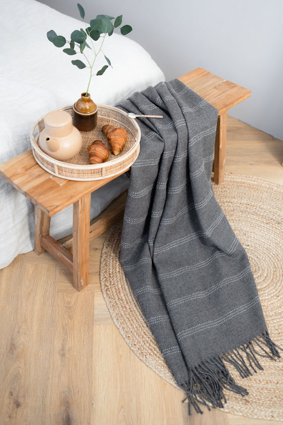 Treble Baby Alpaca Throw-Gina's Home Linen Ltd