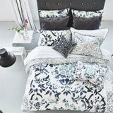 Cellini Graphite Bedding-Gina's Home Linen Ltd