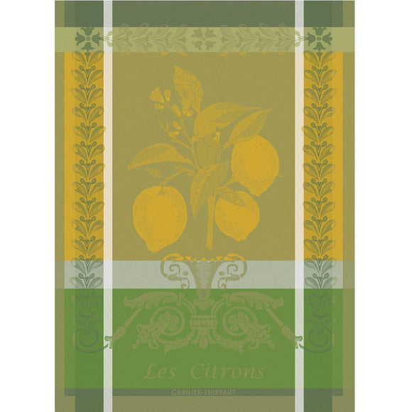 Citron Zeste Kitchen Towel-Gina's Home Linen Ltd