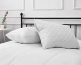 Diamond Quilted Mattress Pads and Pillow Protectors-Gina's Home Linen Ltd
