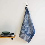 Femme A la Perle Bleu Kitchen Towel-Gina's Home Linen Ltd