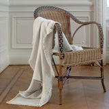 Harmonie Cotton Throw-Gina's Home Linen Ltd