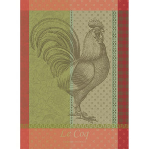 Le Coq Vert Kitchen Towel-Gina's Home Linen Ltd