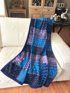 Merino Wool Jacquard Throw-Gina's Home Linen Ltd