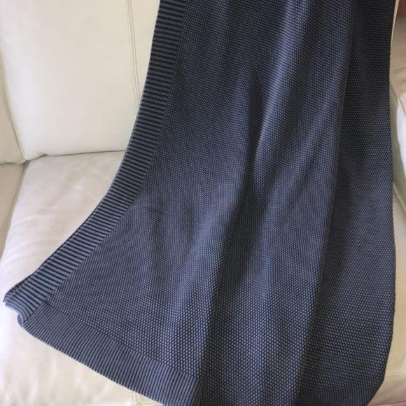 Moss Stitch Throw Blanket-Gina's Home Linen Ltd